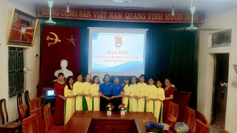 Trường TH Dương Quang: Đại hội Chi đoàn nhiệm kì 2022-2023