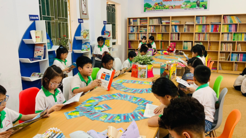 Trường Tiểu học Dương Quang tổ chức Ngày Sách và Văn hóa đọc Việt Nam năm 2023